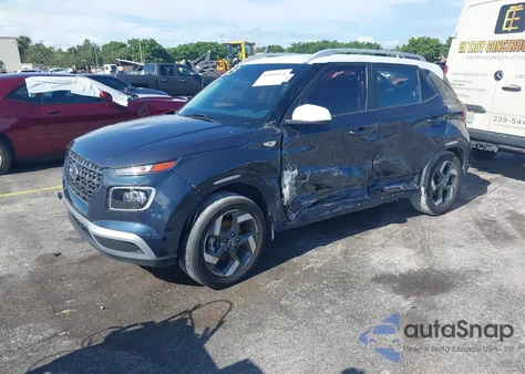 2021 Hyundai Venue Denim from USA, damaged, VIN KMHRC8A39MU088305